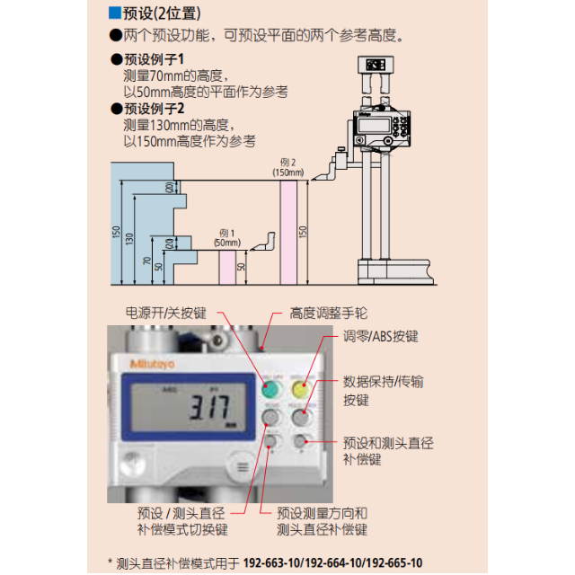 数显高度卡尺  192系列